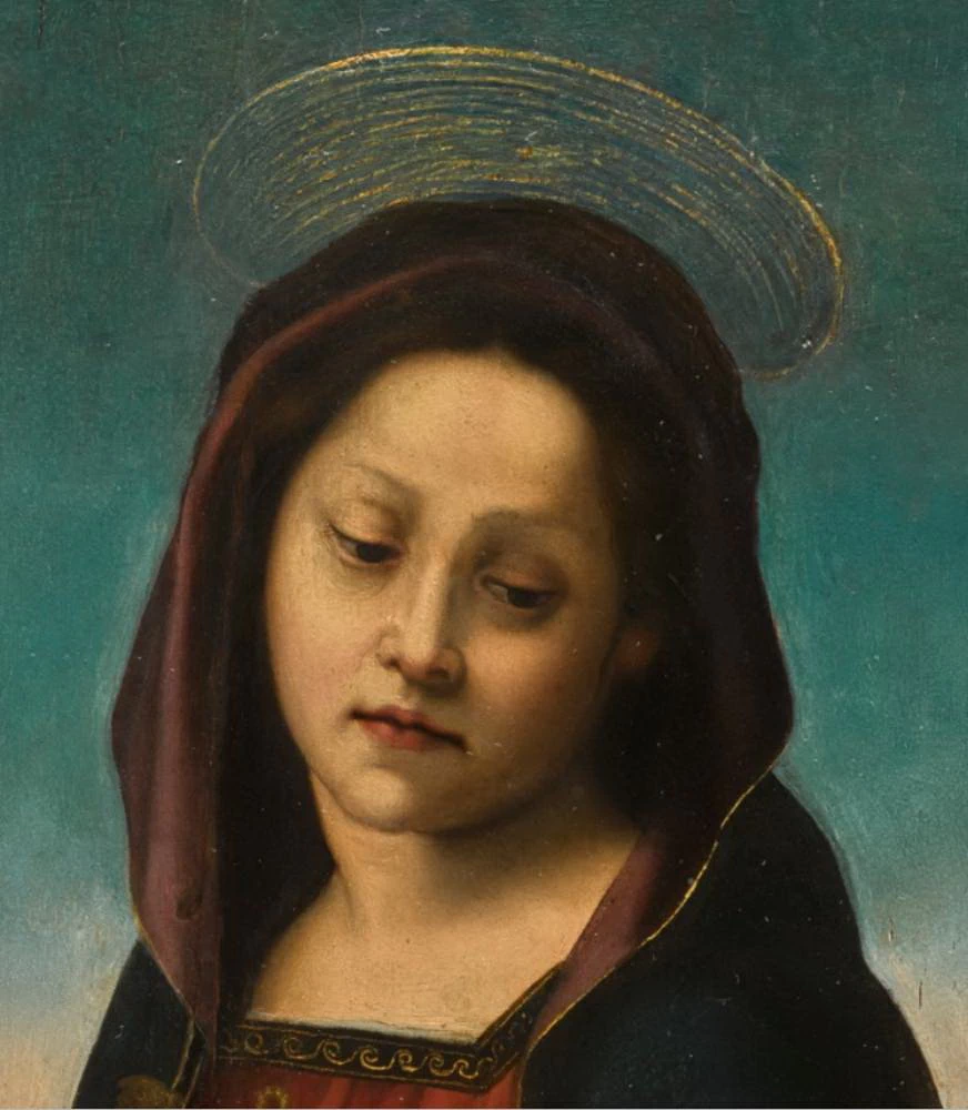Madonna col Bambino e Giovannino - dettaglio